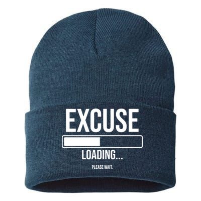 Excuse Loading Please Wait Sustainable Knit Beanie