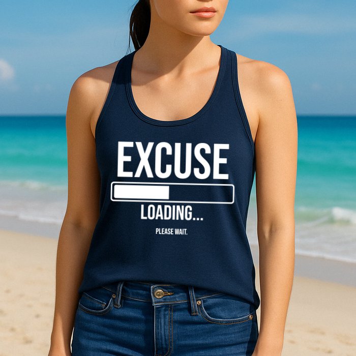 Excuse Loading Please Wait Womens Tank Top