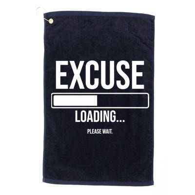 Excuse Loading Please Wait Golf Towel