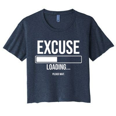 Excuse Loading Please Wait Crop Top