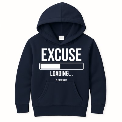 Excuse Loading Please Wait Kids Hoodie