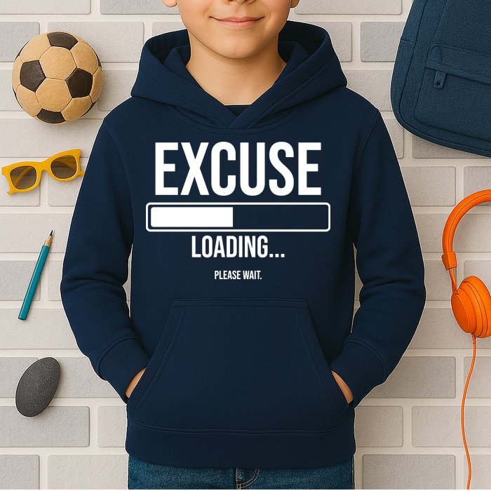 Excuse Loading Please Wait Kids Hoodie