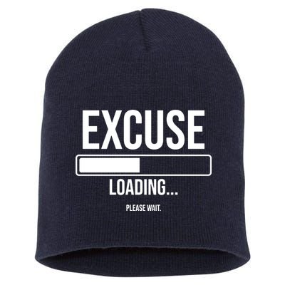 Excuse Loading Please Wait Short Acrylic Beanie