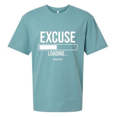 Excuse Loading Please Wait Sueded Cloud Jersey T-Shirt