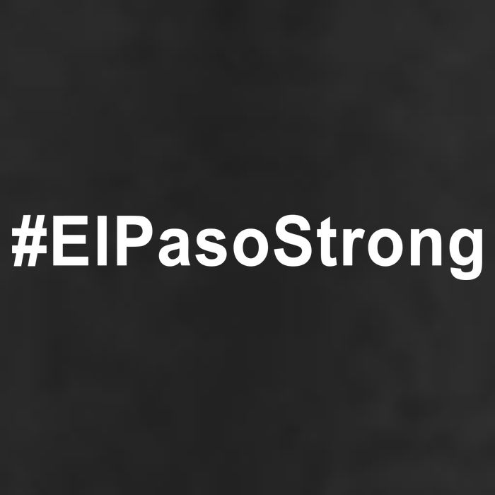 #ElPasoStrong Garment-Dyed Fleece Hoodie