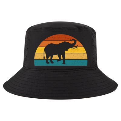 Elephant Lover Retro Sunset Cool Comfort Performance Bucket Hat