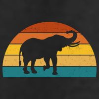 Elephant Lover Retro Sunset Cool Comfort Performance Bucket Hat