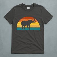 Elephant Lover Retro Sunset T-Shirt