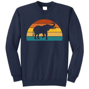 Elephant Lover Retro Sunset Sweatshirt