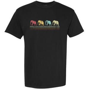 Elephant Lover Retro Elephant animal Garment-Dyed Heavyweight T-Shirt