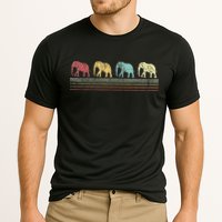 Elephant Lover Retro Elephant animal Cooling Performance Crew T-Shirt