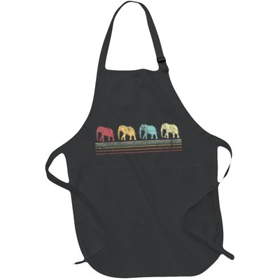 Elephant Lover Retro Elephant animal Apron