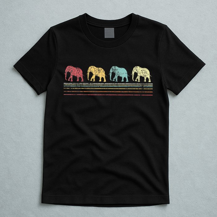 Elephant Lover Retro Elephant animal T-Shirt