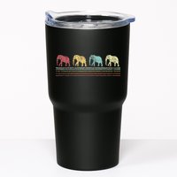 Elephant Lover Retro Elephant animal Tumbler