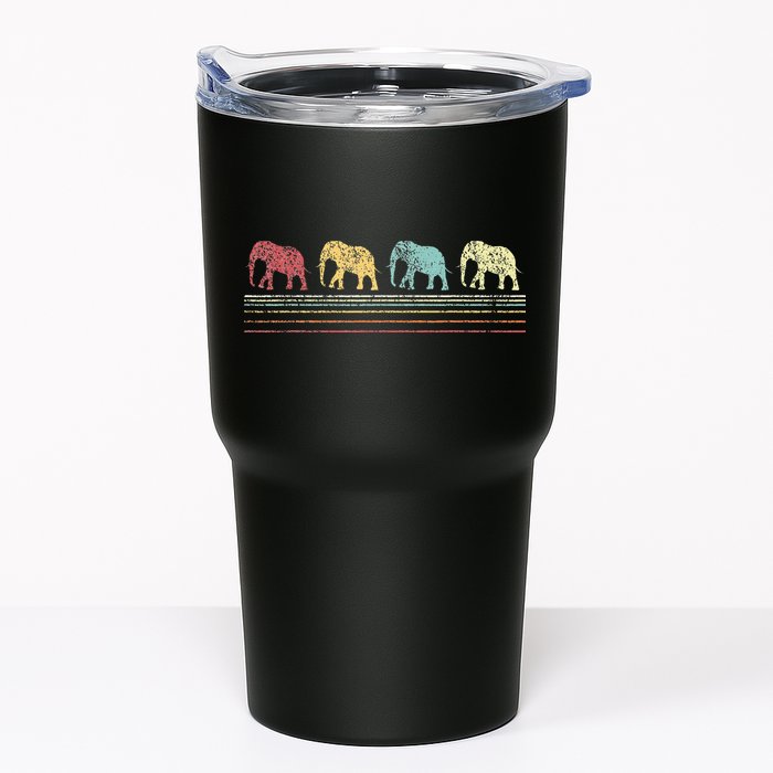 Elephant Lover Retro Elephant animal Tumbler