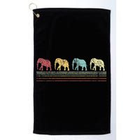 Elephant Lover Retro Elephant animal Golf Towel