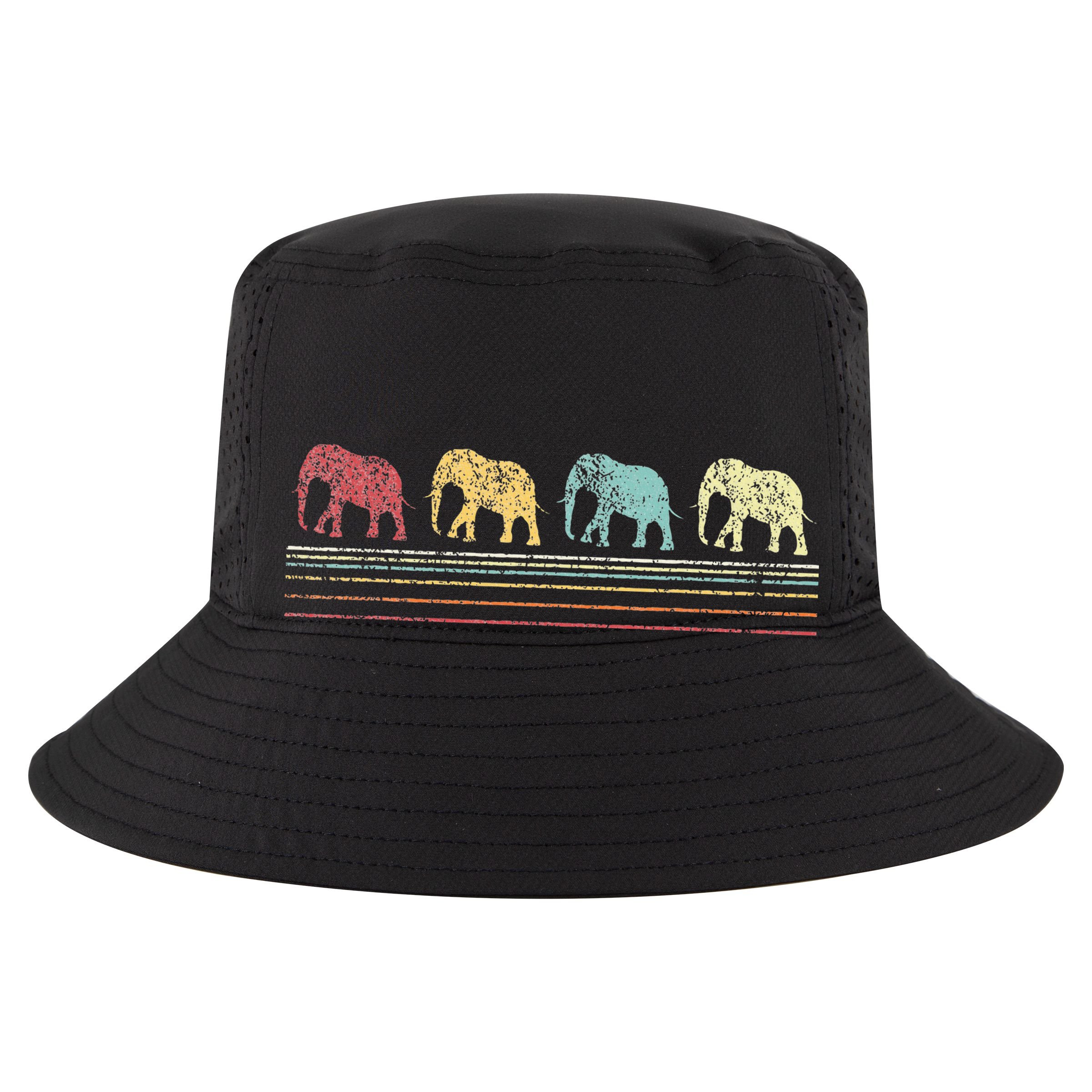 Elephant Lover Retro Elephant animal Golf Towel