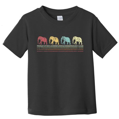 Elephant Lover Retro Elephant animal Toddler T-Shirt