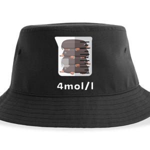 Experiment Lab Science Student Chemistry Teacher Mole Sustainable Bucket Hat