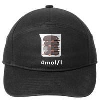 Experiment Lab Science Student Chemistry Teacher Mole 7-Panel Snapback Hat