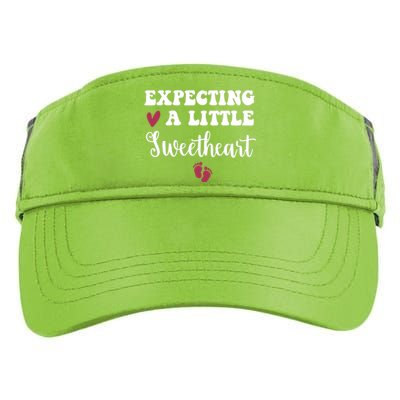 Expecting Little Sweetheart Valentine Pregnancy Announcement Adult Drive Performance Visor