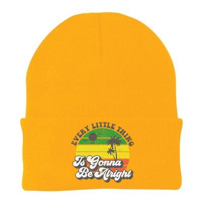 Every Little Thing Is Gonna Be Alright Jamaica Womens Gift Knit Cap Winter Beanie