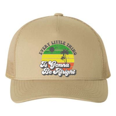 Every Little Thing Is Gonna Be Alright Jamaica Womens Gift Yupoong Adult 5-Panel Trucker Hat