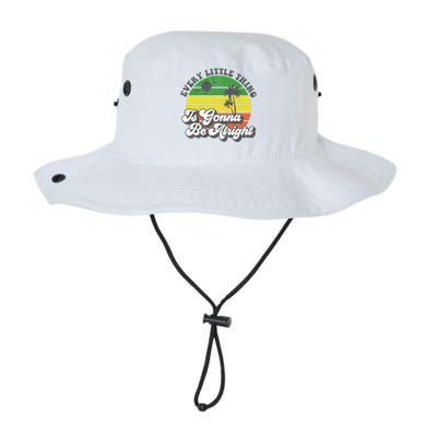 Every Little Thing Is Gonna Be Alright Jamaica Womens Gift Legacy Cool Fit Booney Bucket Hat