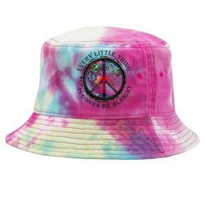 Every Little Thing Is Gonna Be Alright Yoga Tree Root Color Tie-Dyed Bucket Hat