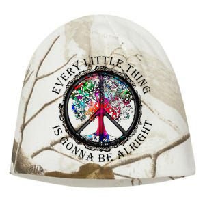 Every Little Thing Is Gonna Be Alright Yoga Tree Root Color Kati - Camo Knit Beanie