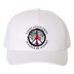 Every Little Thing Is Gonna Be Alright Yoga Tree Root Color Yupoong Adult 5-Panel Trucker Hat