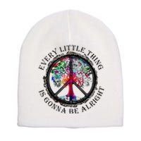 Every Little Thing Is Gonna Be Alright Yoga Tree Root Color Short Acrylic Beanie