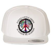 Every Little Thing Is Gonna Be Alright Yoga Tree Root Color Wool Snapback Cap