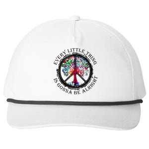 Every Little Thing Is Gonna Be Alright Yoga Tree Root Color Snapback Five-Panel Rope Hat