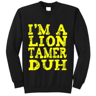 Easy Lion Tamer Halloween Costume Lazy Last Minute Sweatshirt