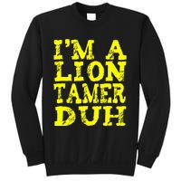 Easy Lion Tamer Halloween Costume Lazy Last Minute Sweatshirt