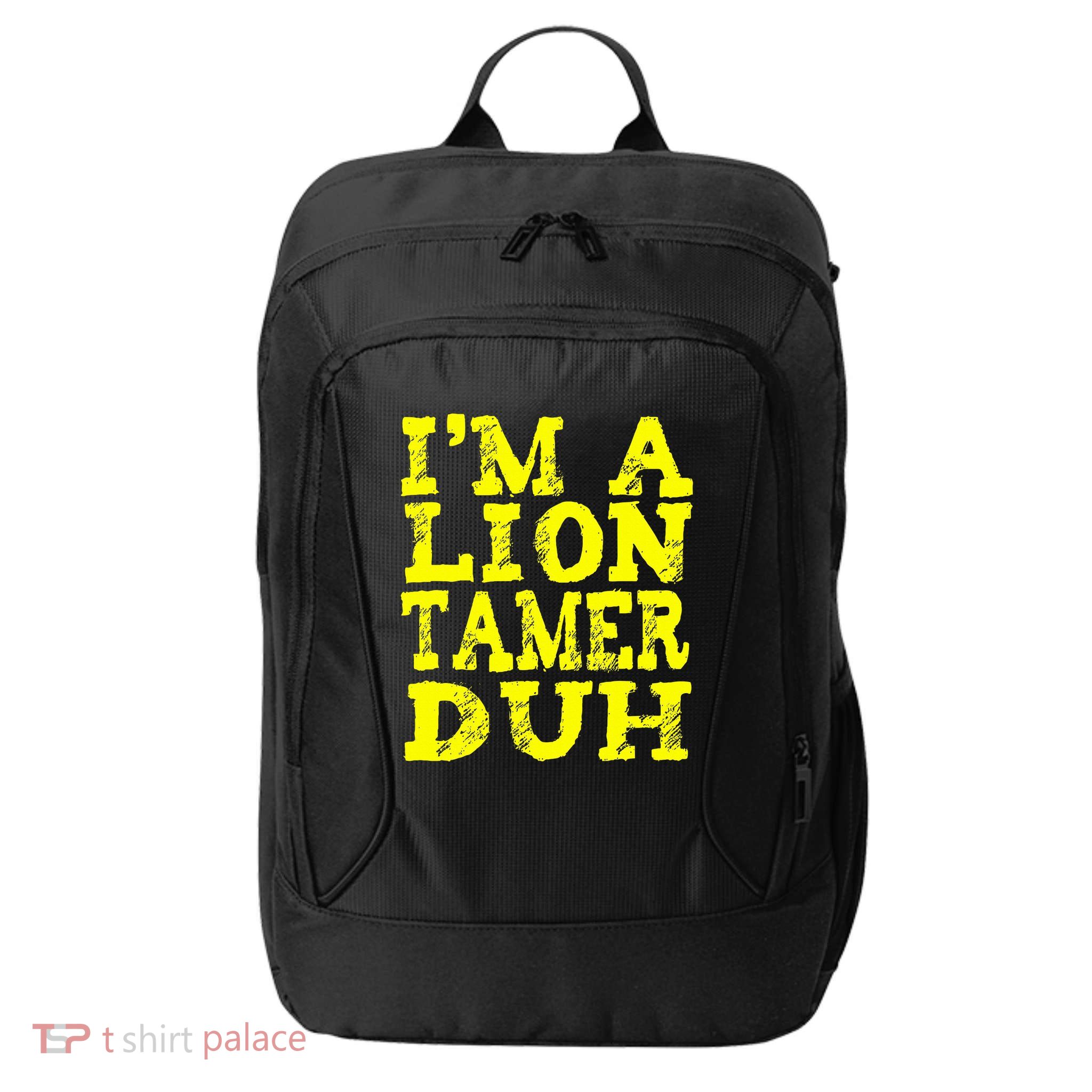 Easy Lion Tamer Halloween Costume Lazy Last Minute City Backpack