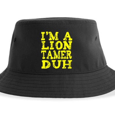 Easy Lion Tamer Halloween Costume Lazy Last Minute Sustainable Bucket Hat