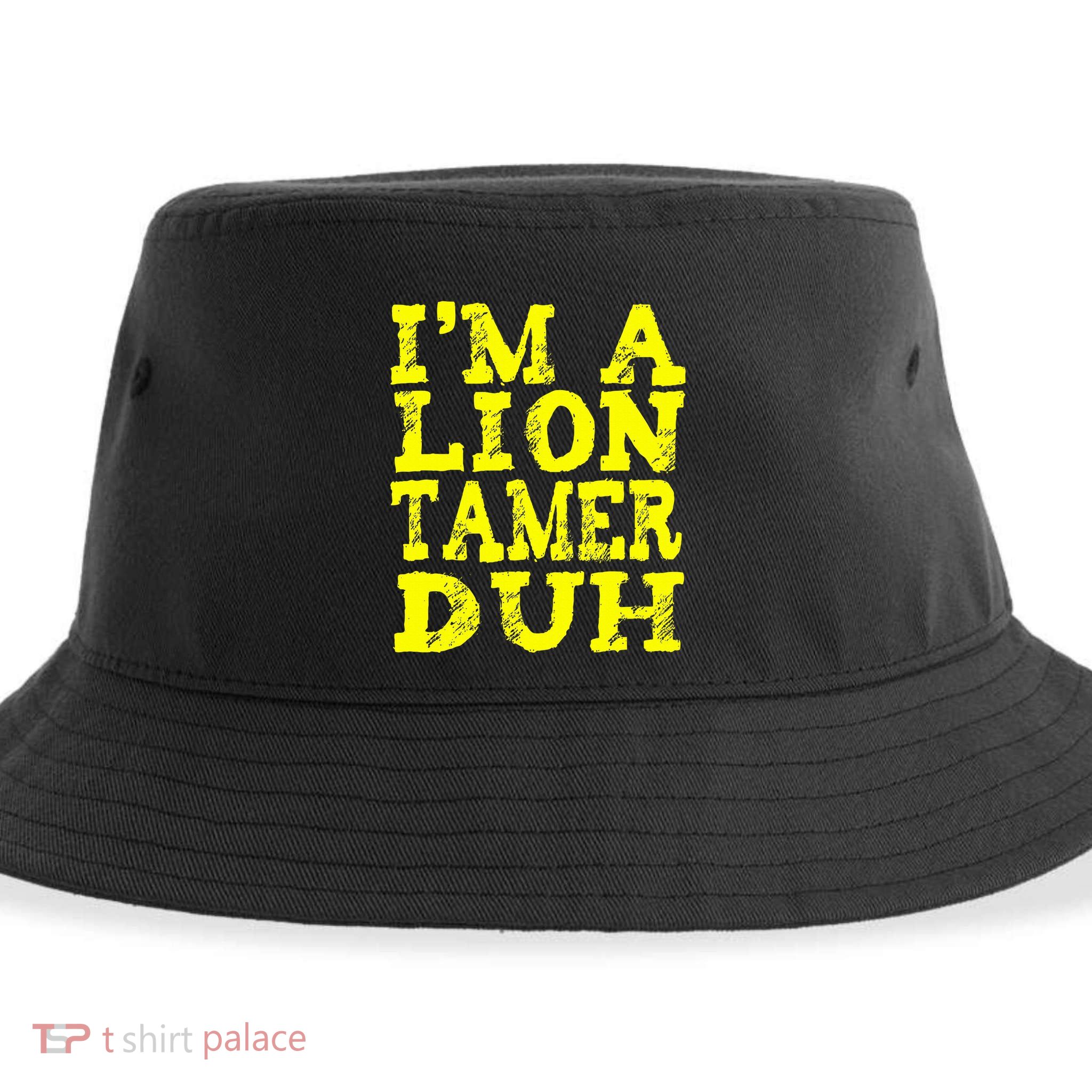 Easy Lion Tamer Halloween Costume Lazy Last Minute Sustainable Bucket Hat