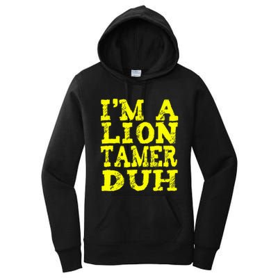 Easy Lion Tamer Halloween Costume Lazy Last Minute Women's Pullover Hoodie