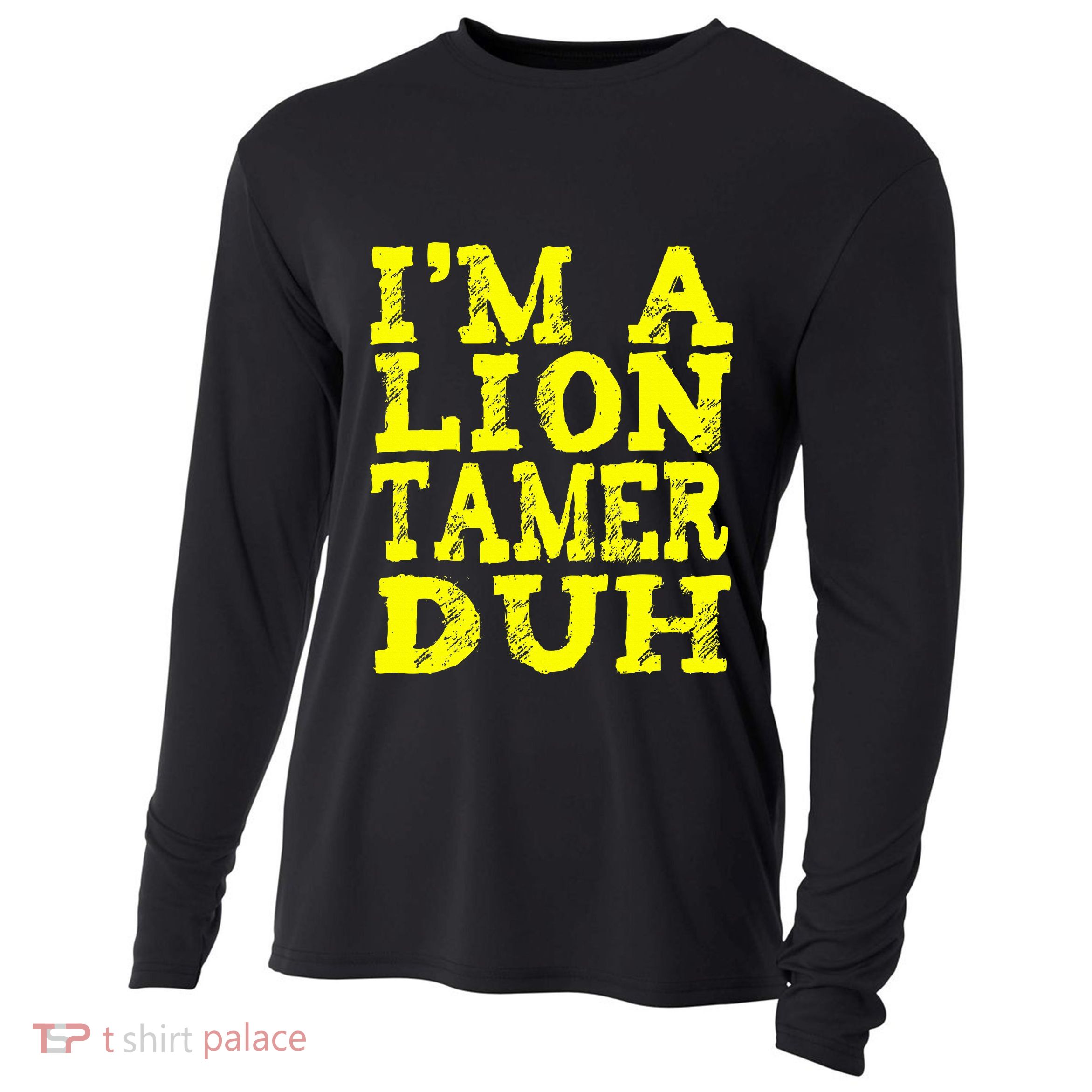 Easy Lion Tamer Halloween Costume Lazy Last Minute Cooling Performance Long Sleeve Crew