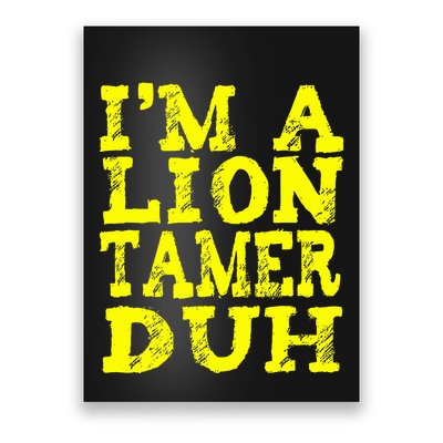 Easy Lion Tamer Halloween Costume Lazy Last Minute Poster