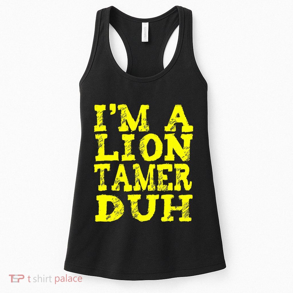 Easy Lion Tamer Halloween Costume Lazy Last Minute Womens Tank Top