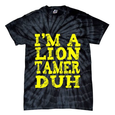 Easy Lion Tamer Halloween Costume Lazy Last Minute Tie-Dye T-Shirt