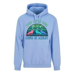 Every Little Thing Is Gonna Be Alright Bird Cute Adorable Unisex Surf Hoodie