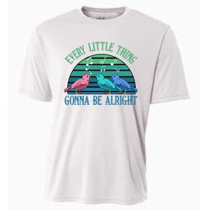 Every Little Thing Is Gonna Be Alright Bird Cute Adorable Cooling Performance Crew T-Shirt