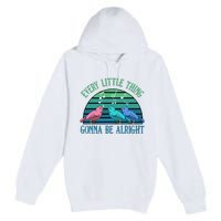 Every Little Thing Is Gonna Be Alright Bird Cute Adorable Premium Pullover Hoodie