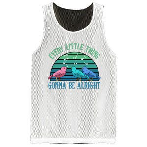 Every Little Thing Is Gonna Be Alright Bird Cute Adorable Mesh Reversible Basketball Jersey Tank