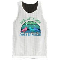 Every Little Thing Is Gonna Be Alright Bird Cute Adorable Mesh Reversible Basketball Jersey Tank