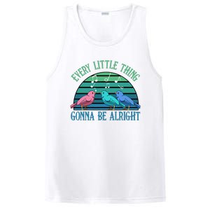 Every Little Thing Is Gonna Be Alright Bird Cute Adorable PosiCharge Competitor Tank